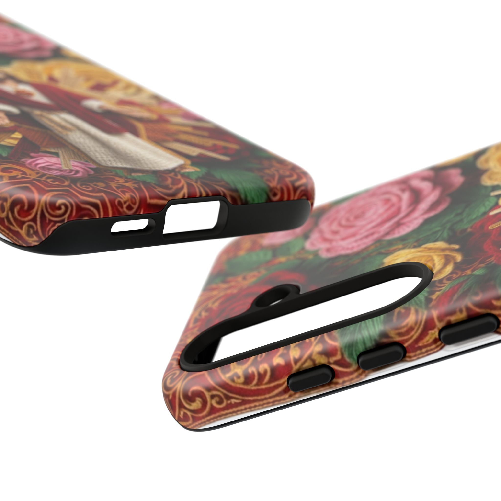 Jesus Resurrection faux-yarn phone case | Resurrection artwork phone case