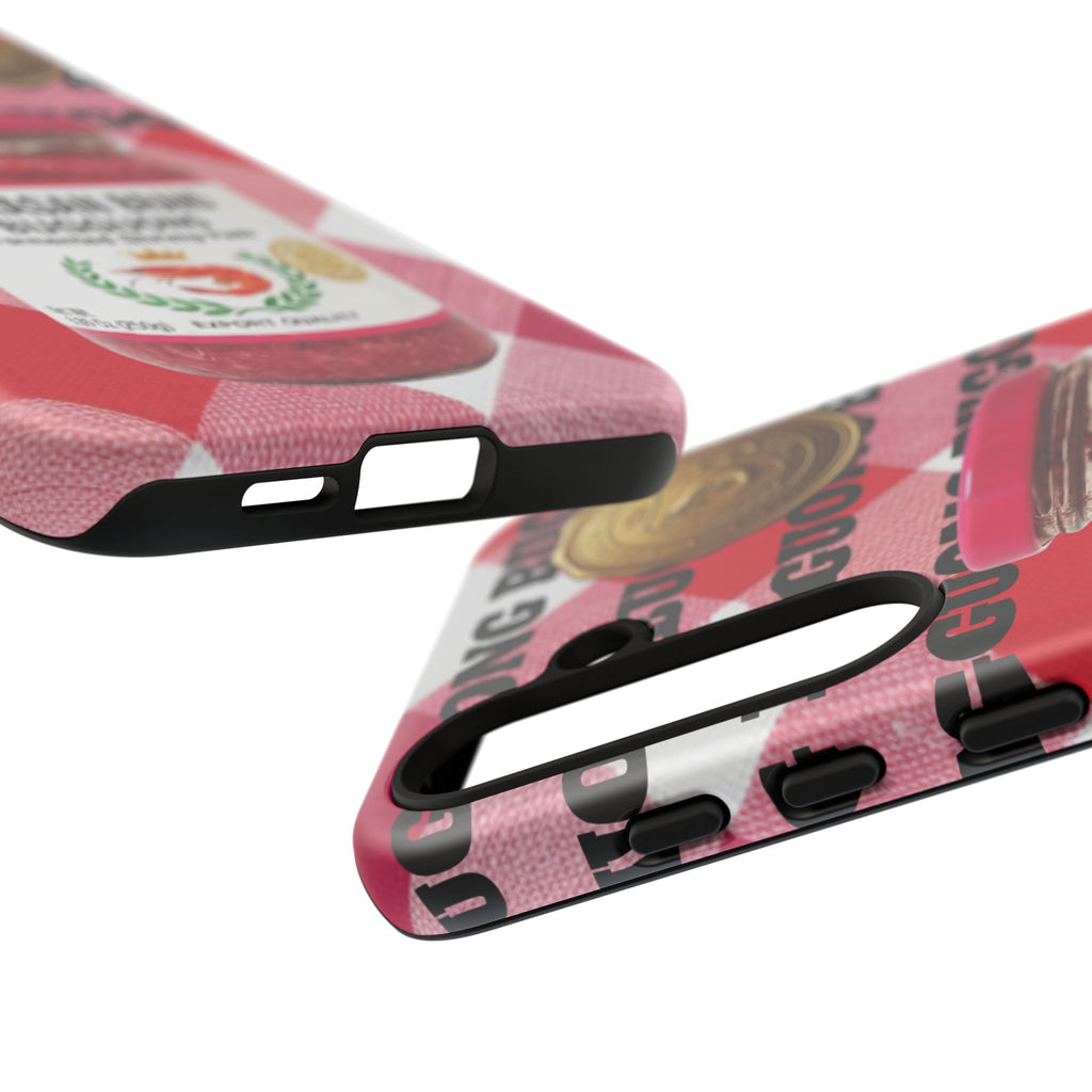 Red Gingham Phone Case Filipino Food Lover Gingham Pattern Phone Accessory Foodie Philippine Cuisine Lover Gift for Foodies