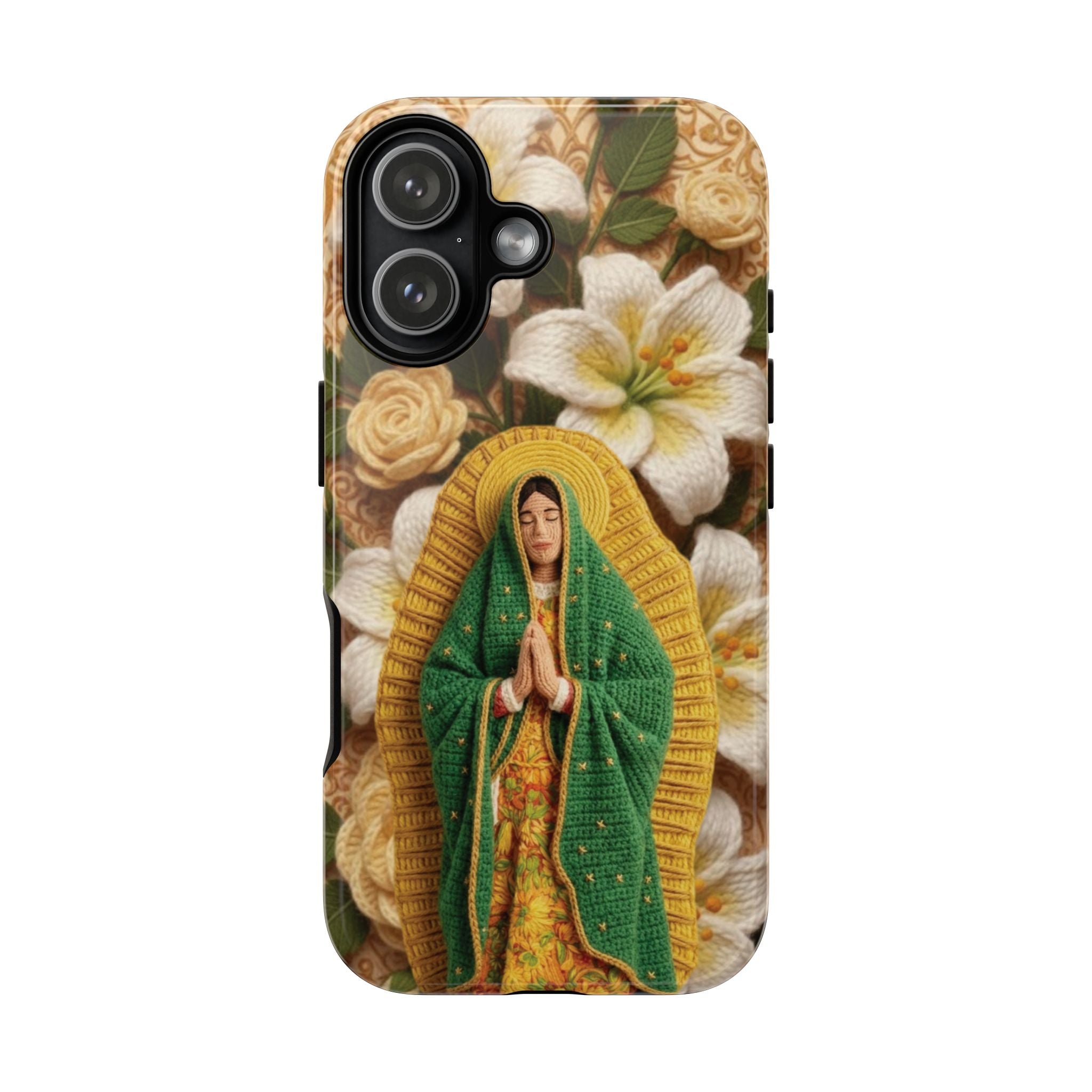 Sacred Our Lady of Guadalupe Virgin Mary Devotional Phone Case iPhone Samsung Galaxy Google Pixel Religious Textured Art Cover Gift