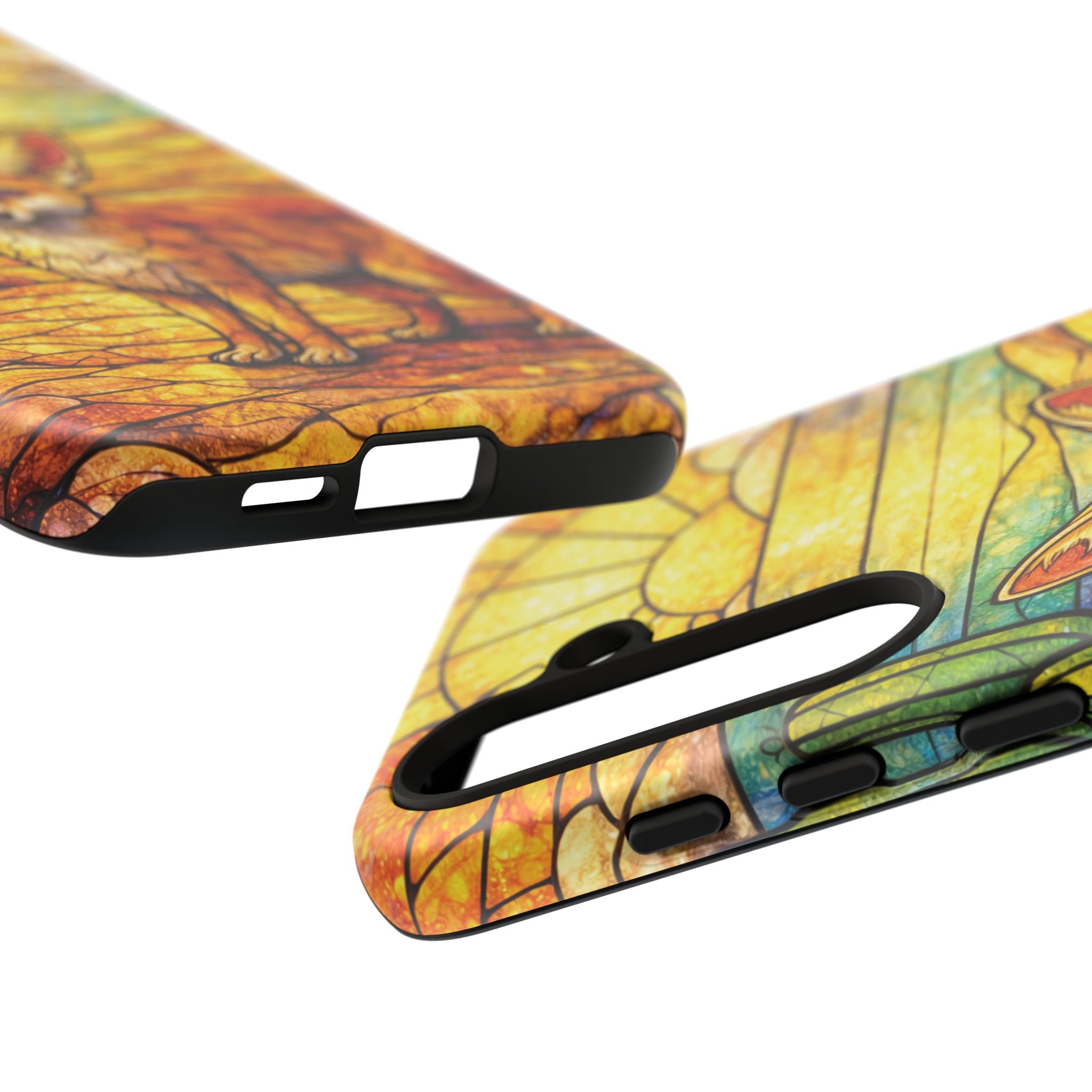 Desert Fox Stained Glass Phone Case — Galaxy & iPhone Pixel Compatible