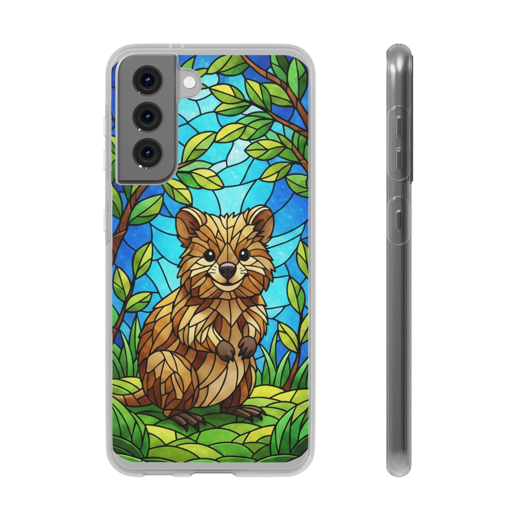 Colorful Quokka Flexi Cases - Cute Animal Phone Case, Quokka Phone Sleeve, Nature Lover Gift, Eco-Friendly Case, Unique Phone Accessory