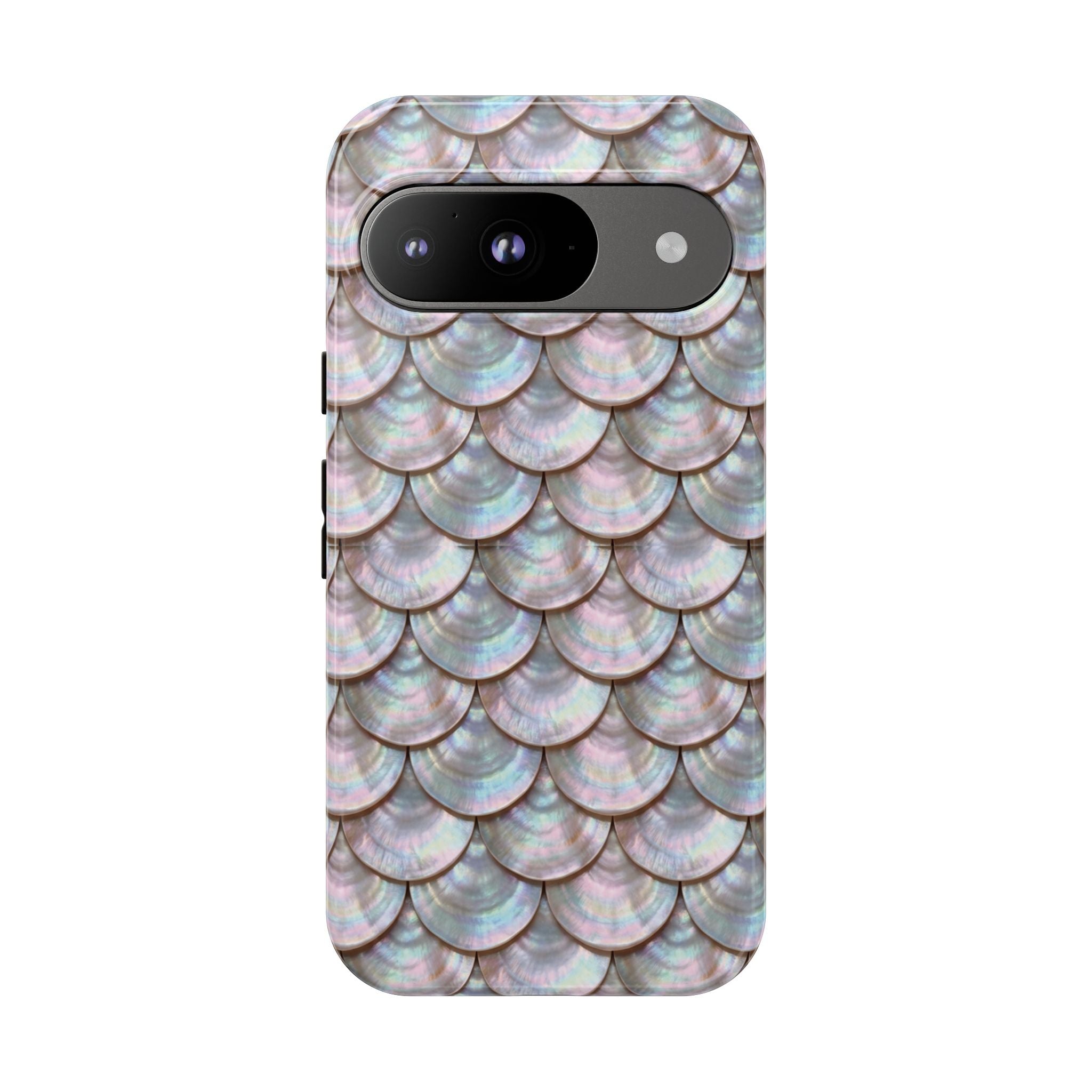 Mother of Pearl Scallop Scale Phone Case — Luxury Galaxy iPhone & Pixel