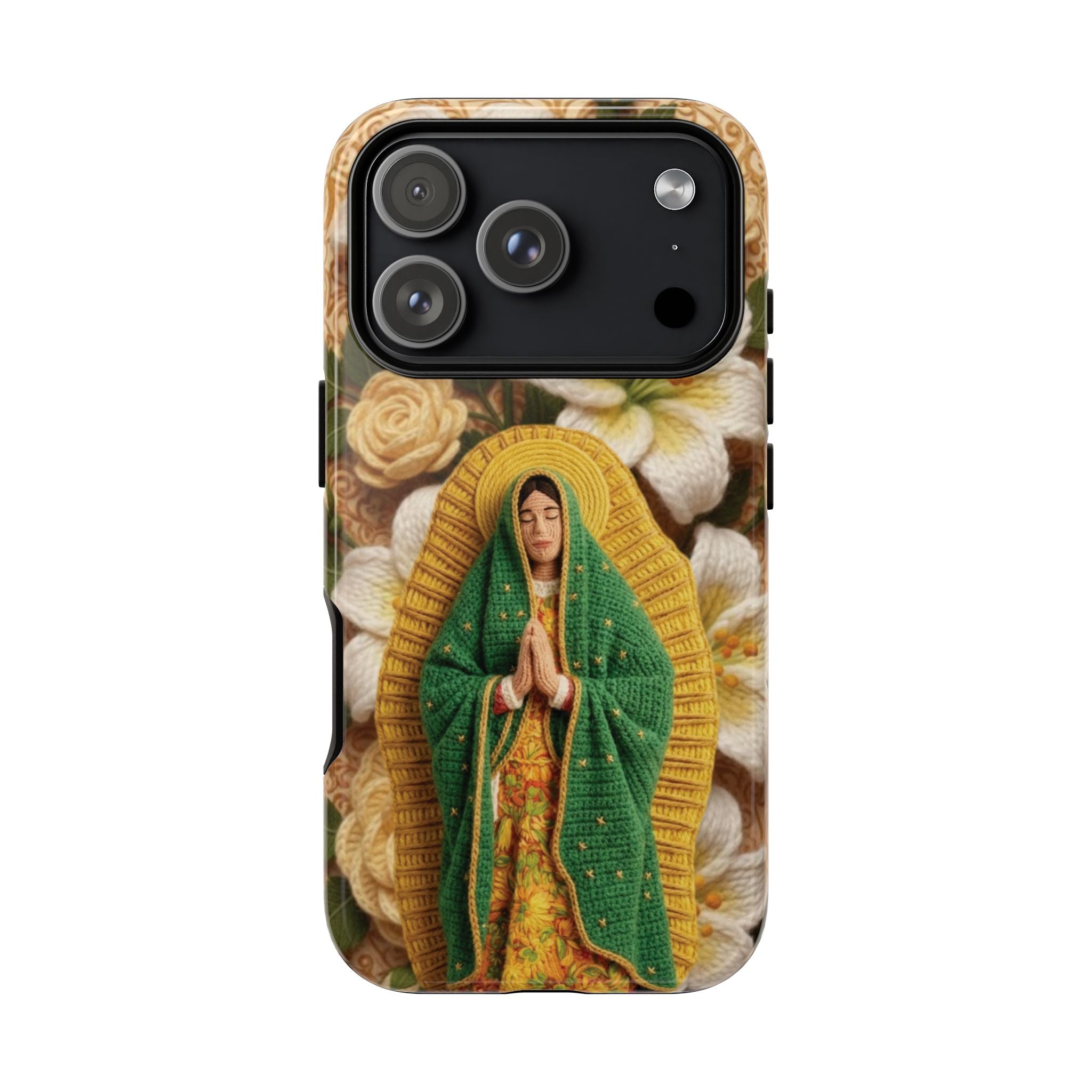 Sacred Our Lady of Guadalupe Virgin Mary Devotional Phone Case iPhone Samsung Galaxy Google Pixel Religious Textured Art Cover Gift