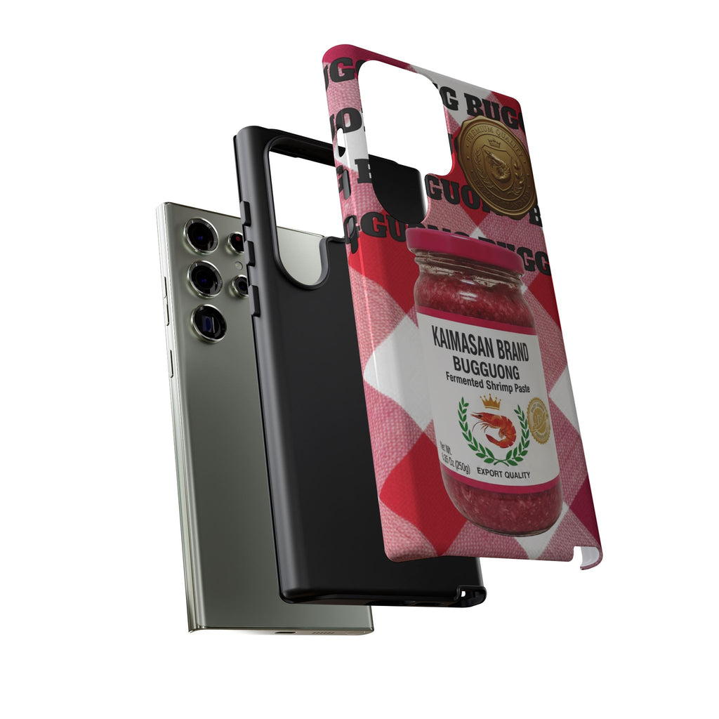 Red Gingham Phone Case Filipino Food Lover Gingham Pattern Phone Accessory Foodie Philippine Cuisine Lover Gift for Foodies